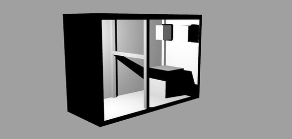 put stuff around your cube and a rectangle