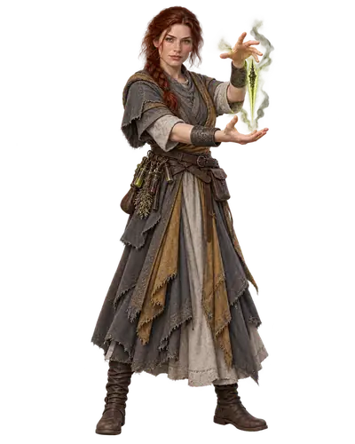 An illustrated member of Coven of the Derelict