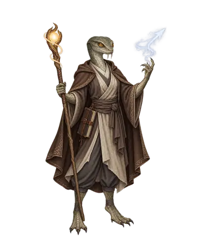 Snakeman mage